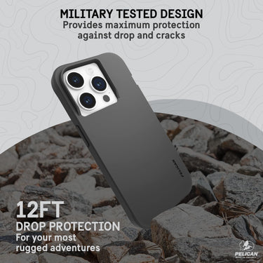 Pelican Ranger Protective Slim Case for iPhone 15 Pro - Black